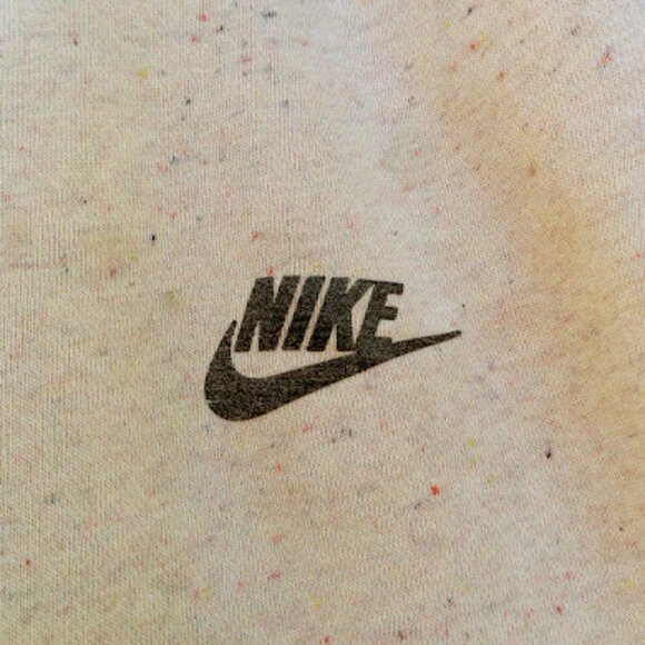 NIKE | Club Fleece Gold Beige Speckled Hoodie Joggers Matching Tracksuit Set XXL - Picture 6 of 15